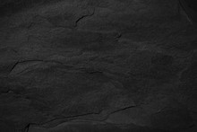 Dark Grey Black Slate Background Or Texture.