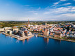 Stadthafen Rostock mit Speichern