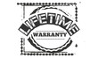 lifetime black warranty icon stamp
