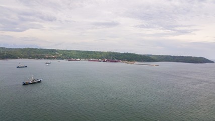 beautiful, view, aerial, costa, rica, puntarenas, beach, nature, summer, sky, water, travel, sea, city, tourism, vacation, ocean, tropical, sunny, coast, shore, bay, drone, landscape, outdoor, buildin