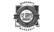 © uguhimeaiko - 12 days warranty icon stamp