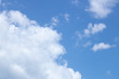 blue sky and cloud copyspace