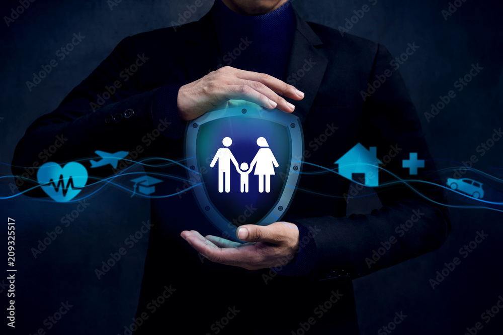 Photo & Art Print Concept For Insurance Company to Safe and ...