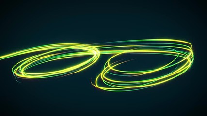 Poster - Abstract Stroke Effect Animation/
Animation of abstract multiple light strokes following motion path
