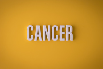 Wall Mural - Cancer sign lettering