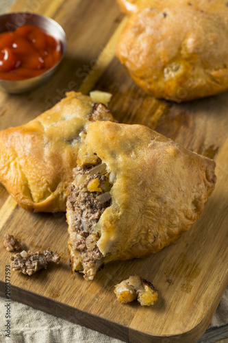 Fotografía Homemade Upper MIchigan Pasty Meat Pie