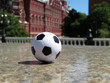 © Oleg - Soccer ball on background of the Moscow Kremlin. Concept for football championship in Russia