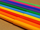 Fototapeta Tęcza - Color markers. Rainbow. Color diversity