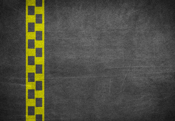 Wall Mural - Yellow finish line racing background