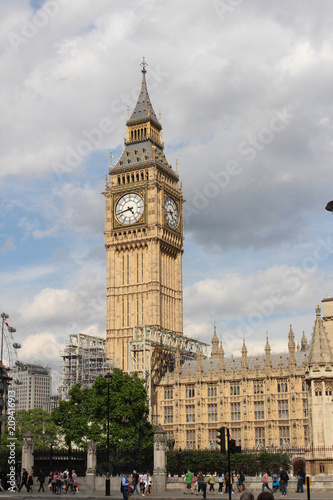 Plakat Big Ben w Londynie, UK