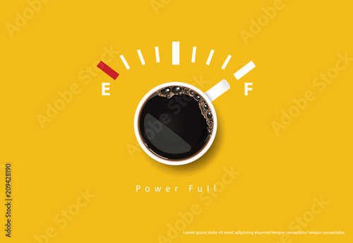 Coffee Poster Advertisement Flayers Vector Illustration Tableau sur Toile