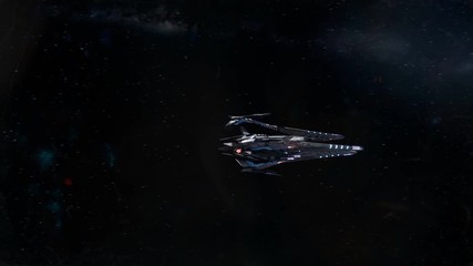 alien spaceship flyby