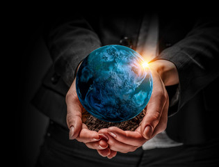 Wall Mural - idea of earth creation