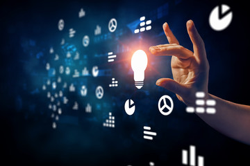 Poster - Bright idea for success