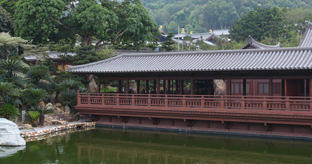 Wall Mural - Chi Lin Nunnery in Hong Kong