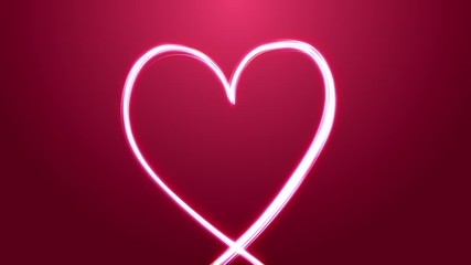 Poster - Heart With Color Stroke For Valentine's Day/
Heart With Color Stroke For Valentine's Day

Animation of an elegant colorful neon heart made with abstract multiple light strokes following motion path