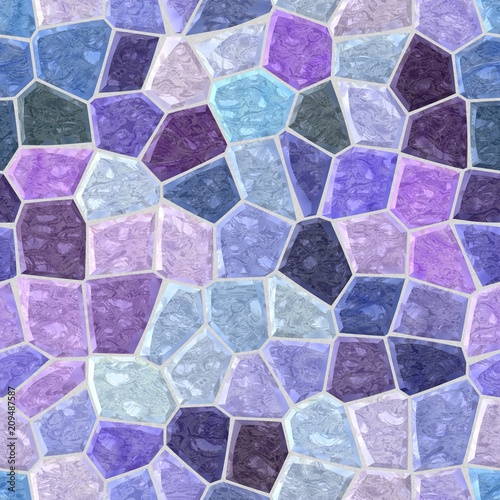 Obraz w ramie marmur fioletowa mozaika