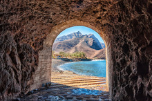 Access Tunnel To The Beautiful LA Aldea Beach In Gran Canaria