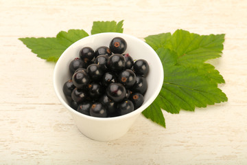 Ripe black currants