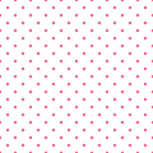 Seamless Pink Polka Dot Background 