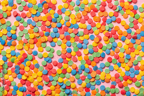 beautiful colorful sweet sprinkles like background, festive concept