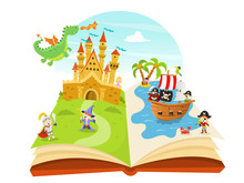 Fairy Tales Book Illustration