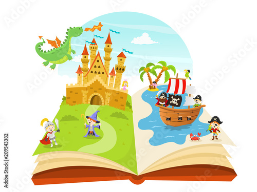 Fairy Tales Book Illustration