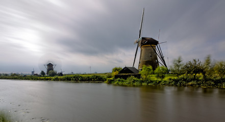 The windmills of Kinderdijk.