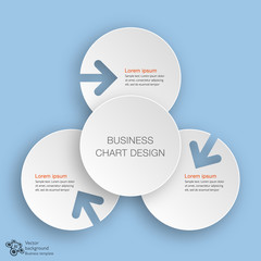 Wall Mural - business chart design #vector graphics