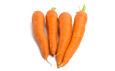 Canvas Print - carrots isolated