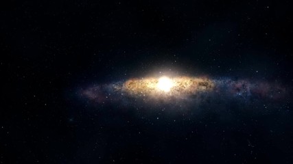 Another galaxy through the wormhole. universe, cosmos, future, time concept