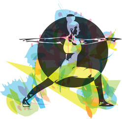 Wall Mural - fit young woman in sportswear