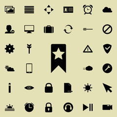 Poster - tab icon. Detailed set of minimalistic icons. Premium graphic design. One of the collection icons for websites, web design, mobile app