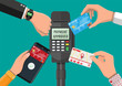 Wireless, contactless or cashless payments