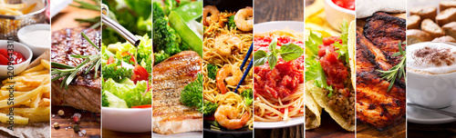 Plakaty do kuchni collage-of-food-products