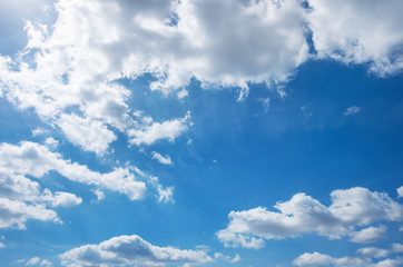 blue sky with cloud