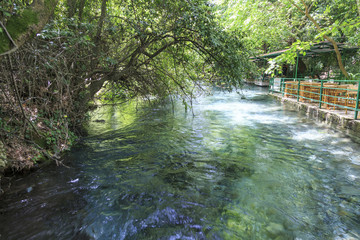 Yuvarlakcay creek near koycegiz in mugla, Turkey