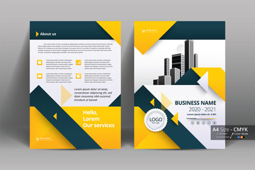 Abstract vector modern/ flyer design / brochure design template / annual report /book cover / corporate identity template /in an A4 page