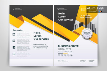 Wall Mural - Abstract vector modern/ flyer design / brochure design template / annual report /book cover / corporate identity template /in an A4 page