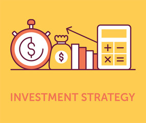 Sticker - Investment Strategy Icons