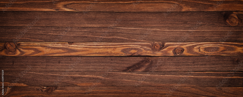 Grunge rich wood grain texture background with knots - obrazy, fototapety, plakaty 