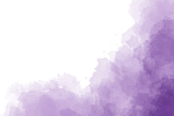 Canvas Print - Purple watercolor background