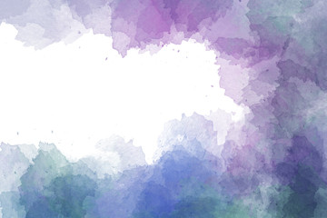 Wall Mural - purple watercolor background