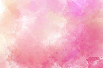 Wall Mural - pink watercolor abstract background