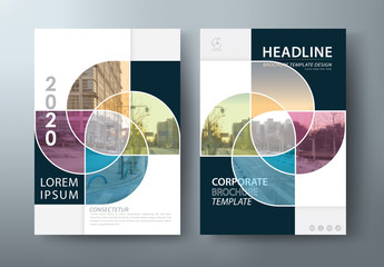 annual report brochure flyer design template vector, leaflet, presentation book cover templates, lay