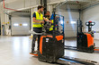 © Stock Rocket - Forklift driver in warehouse