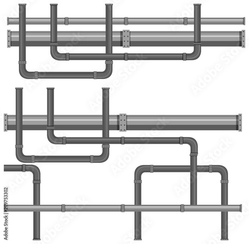 Photographie A Map of Water Pipe Systems