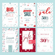 Summer sale banners. Vector illustrations of online shopping ads, posters, newsletter designs, coupons, mobile and social media banner templates, marketing material.
