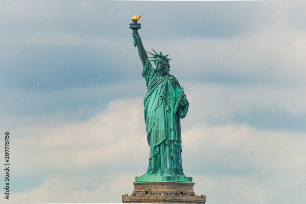 Adesivo Statua Della Libertà Indigos - 127x76 Mm - Resistente UV E Autolavaggio - Per Auto, Laptop, Valigie - 2