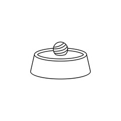 Poster - chocolate candy line icon. Element of chocolate icon for mobile concept and web apps. Thin line chocolate candy line icon can be used for web and mobile. Premium icon